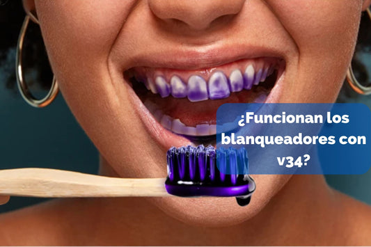 ¿Funcionan los blanqueadores con v34?