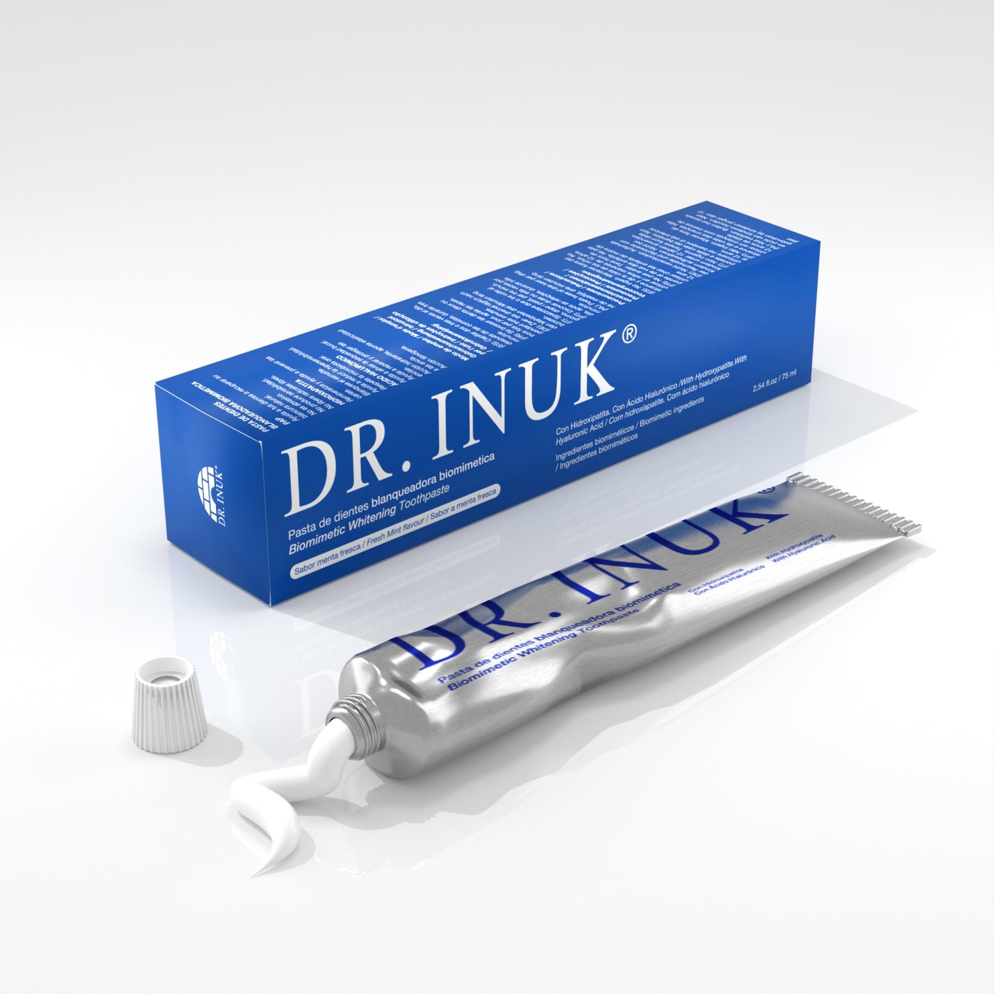 Pasta de dientes blanqueadora biomimética Dr.INUK