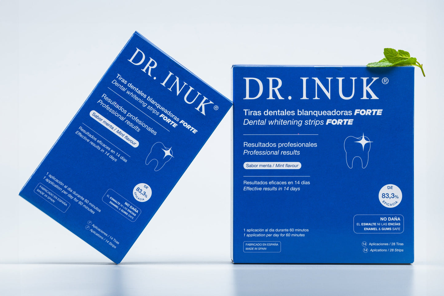 PLAN DE MANTENIMIENTO Tiras blanqueadoras FORTE DR. INUK®