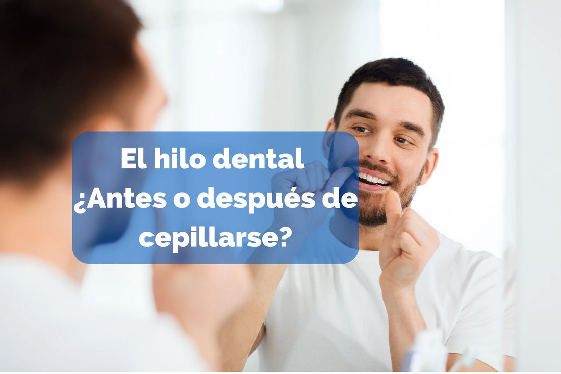 El hilo dental ¿Antes o después de cepillarse?