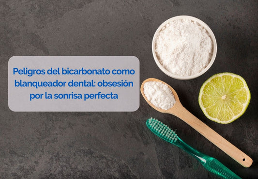 Peligros del bicarbonato como blanqueador dental: obsesión por la sonrisa perfecta