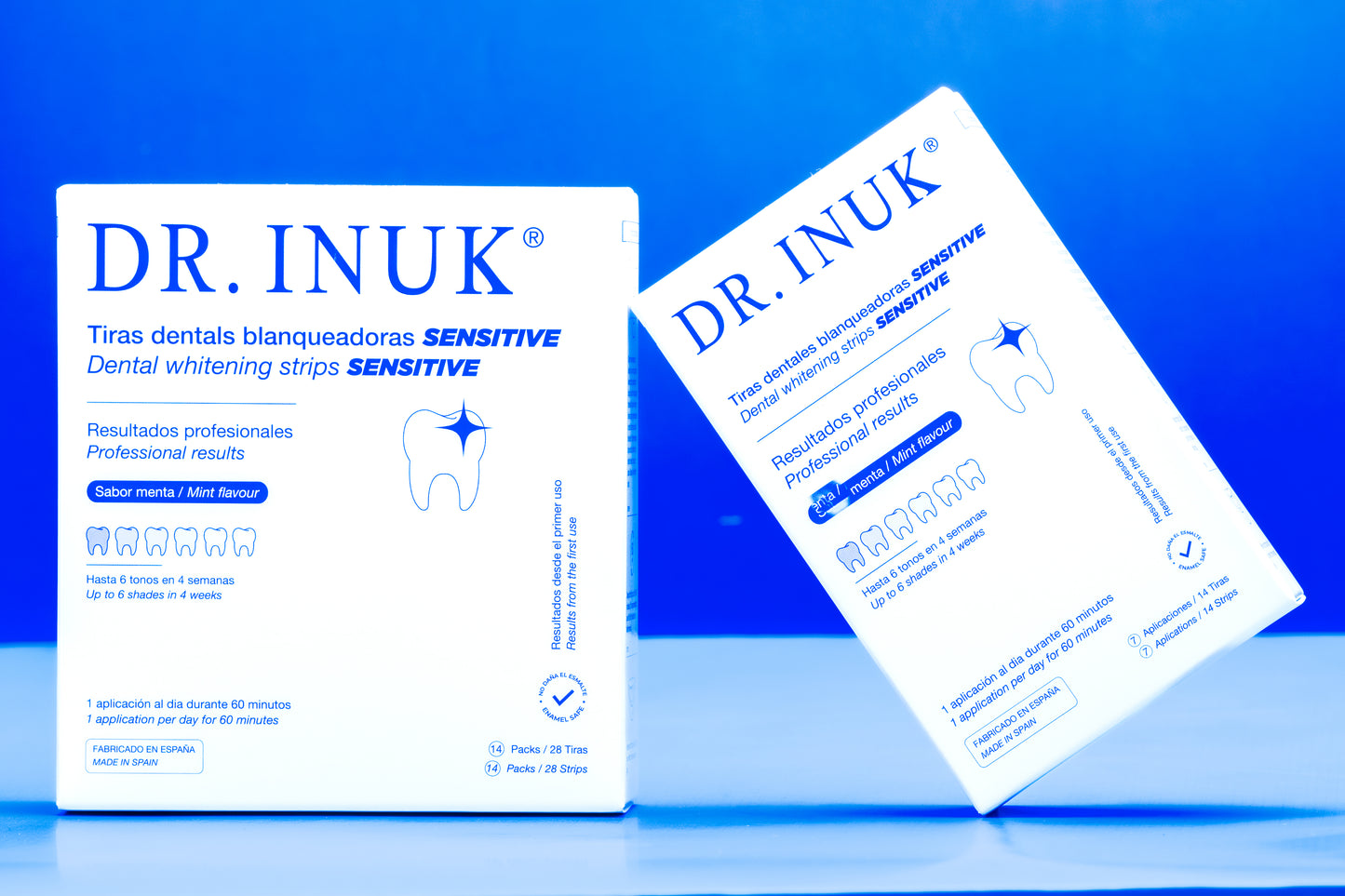 Tiras blanqueadoras SENSITIVE DR. INUK®